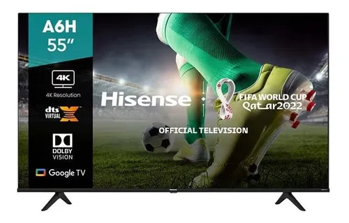 TV. HISENSE 55" SMART UHD 4K ANDROID MOD. 55A6H
