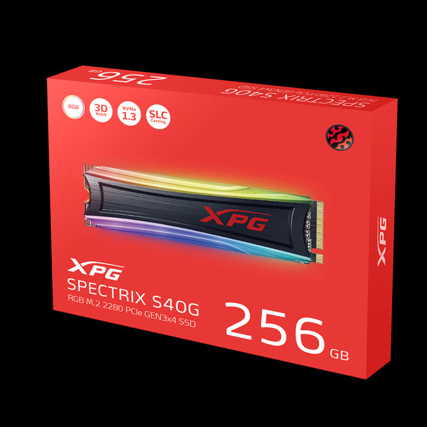 UNIDAD SSD M.2 ADATA 256GB XPG S40G RGB 2280 PCIE